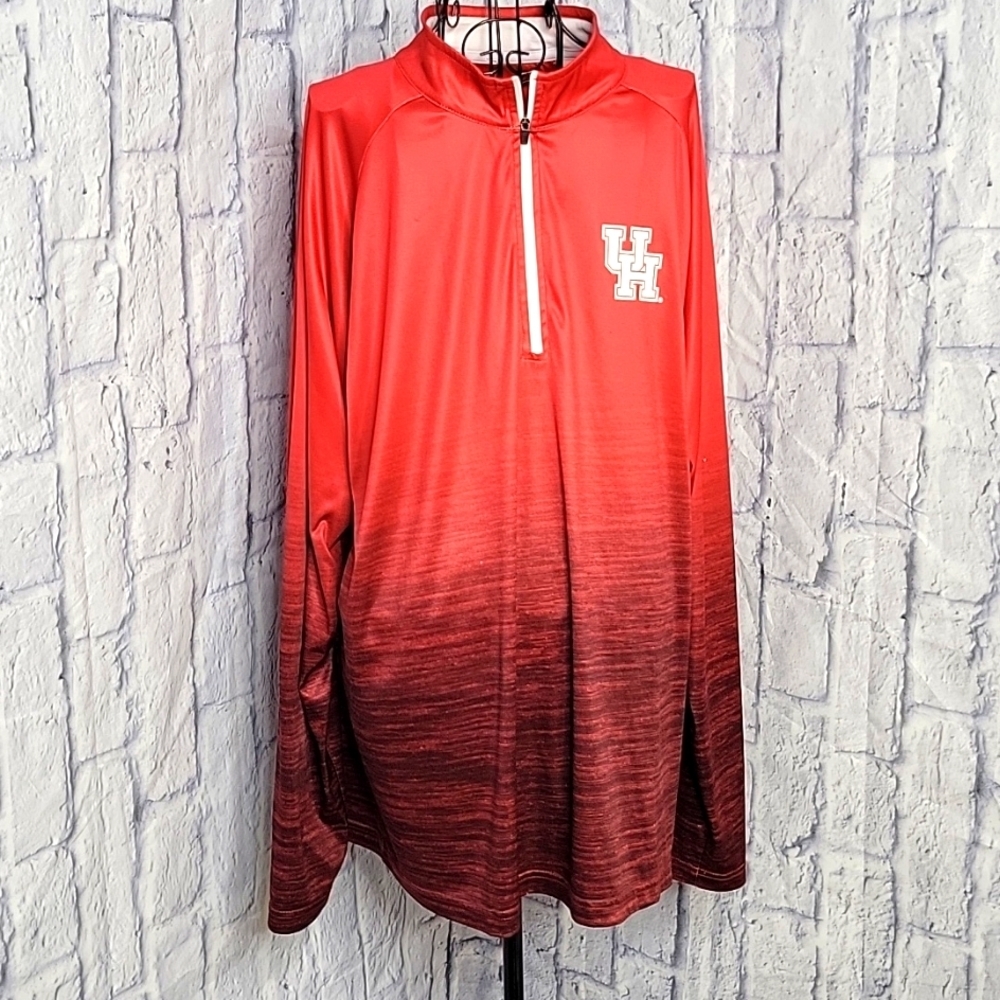 COLOSSEUM‎ 1/2 zip University of Houston Cougars Jersey XXL